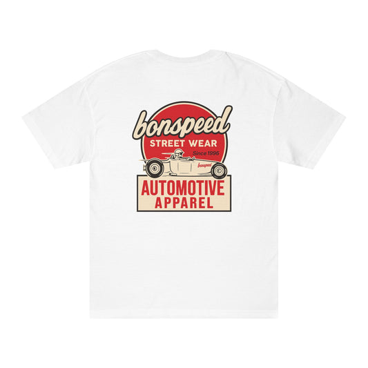 bonspeed Street Wear Vintage Garage Graphic, Classic Speedster Hot Rod T-Shirt