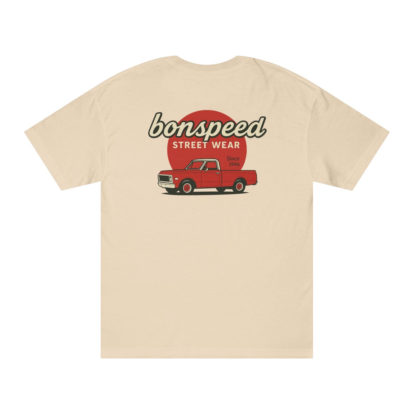 Classic C10 Pickup bonspeed Streetwear, Vintage Red Pickup Truck Graphic, American Standard T-Shirt