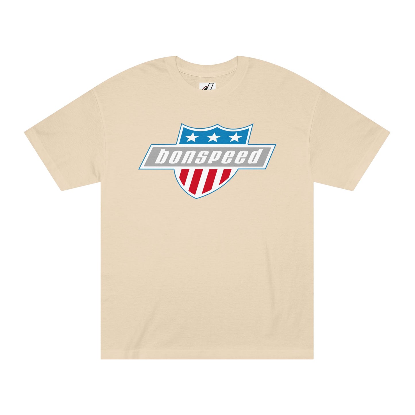 bonspeed American Shield Graphic Tee, Muscle Car Style, Performance T-Shirt