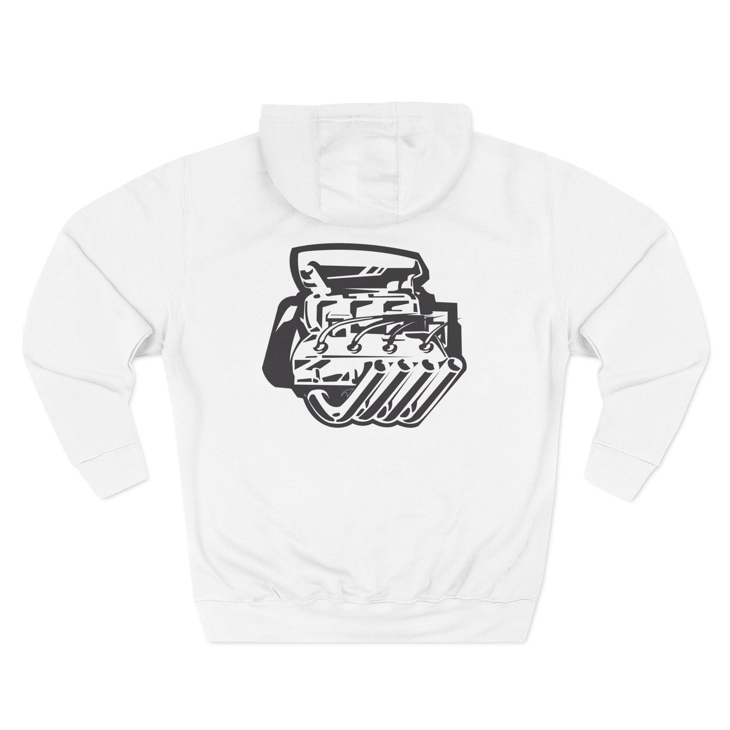 Hemi Horsepower Fleece Hoodie, Top Fuel Motor, Drag Racing, bonspeed Street Wear