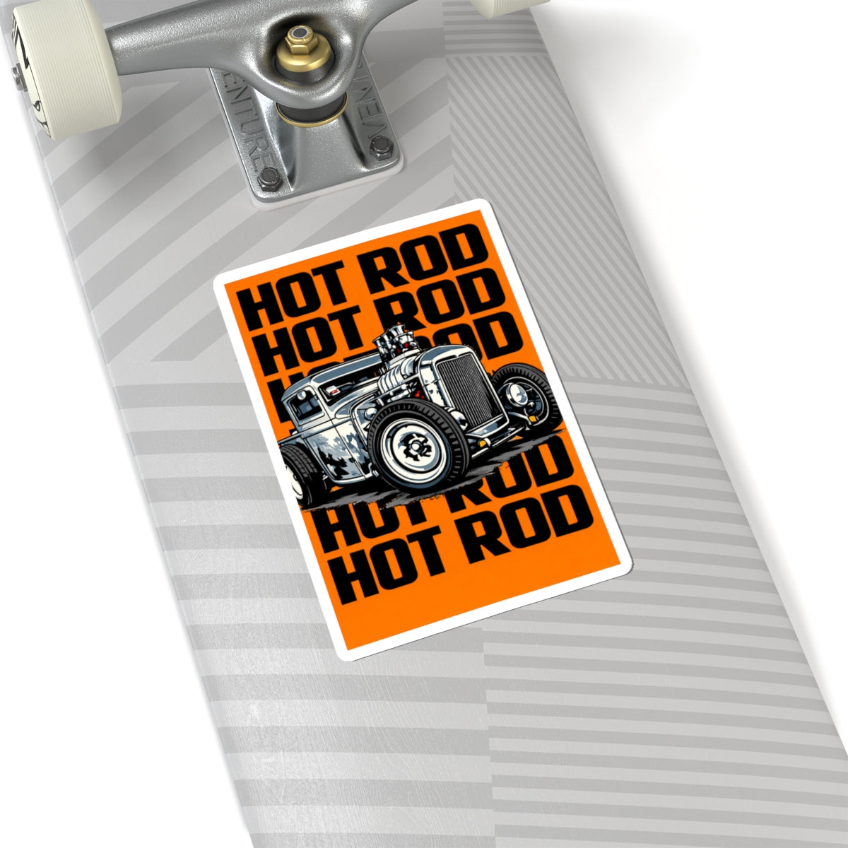 Hot Rod Graphic Sticker | Vintage Rat Rod Car Kiss-Cut Sticker bonspeed