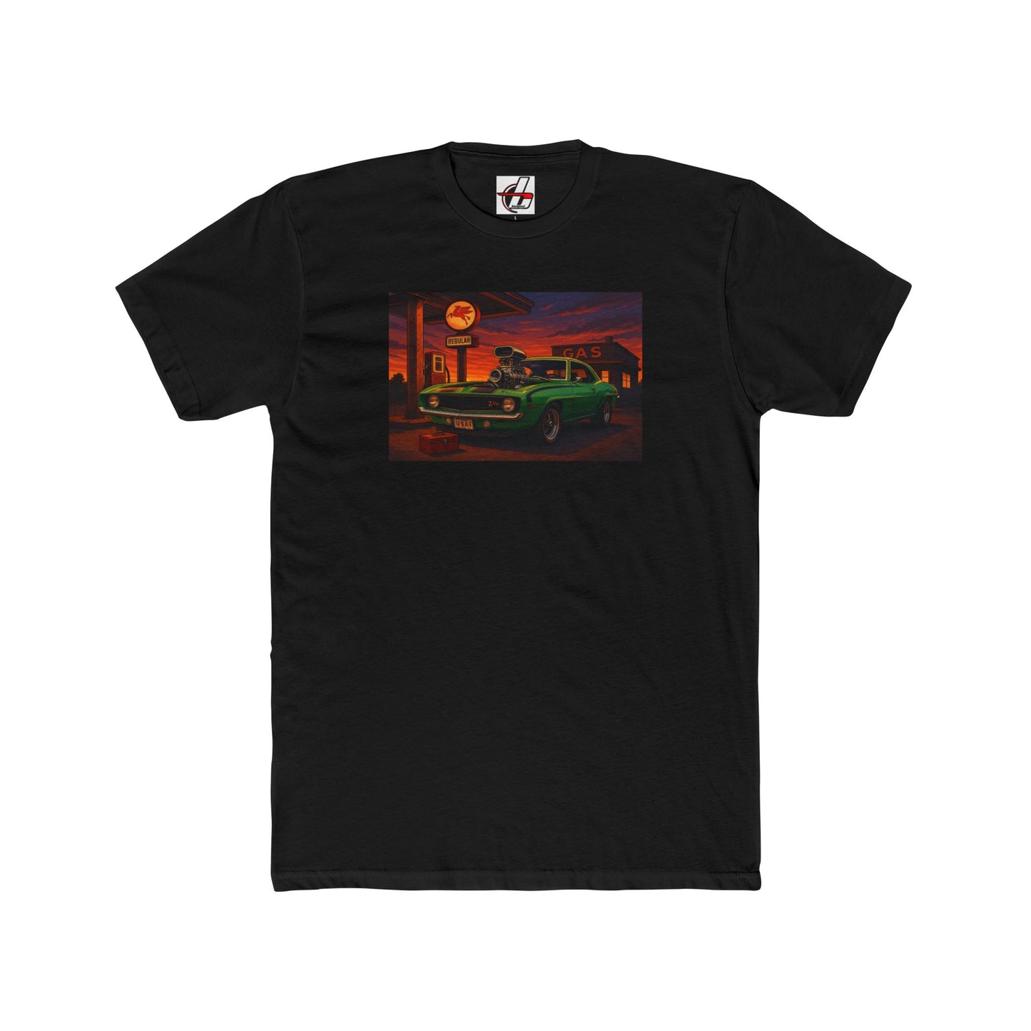 Blown 1969 Camaro Z/28 Street Machine Musclecar Gas Station T-shirt bonspeed Street Wear