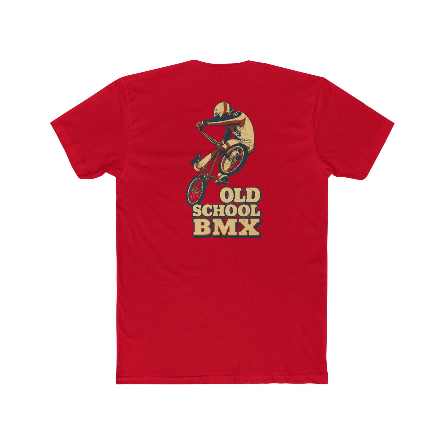Old School BMX Rider T-Shirt Vintage BMX Graphic Big Jump Tee, bonspeed Street Wear