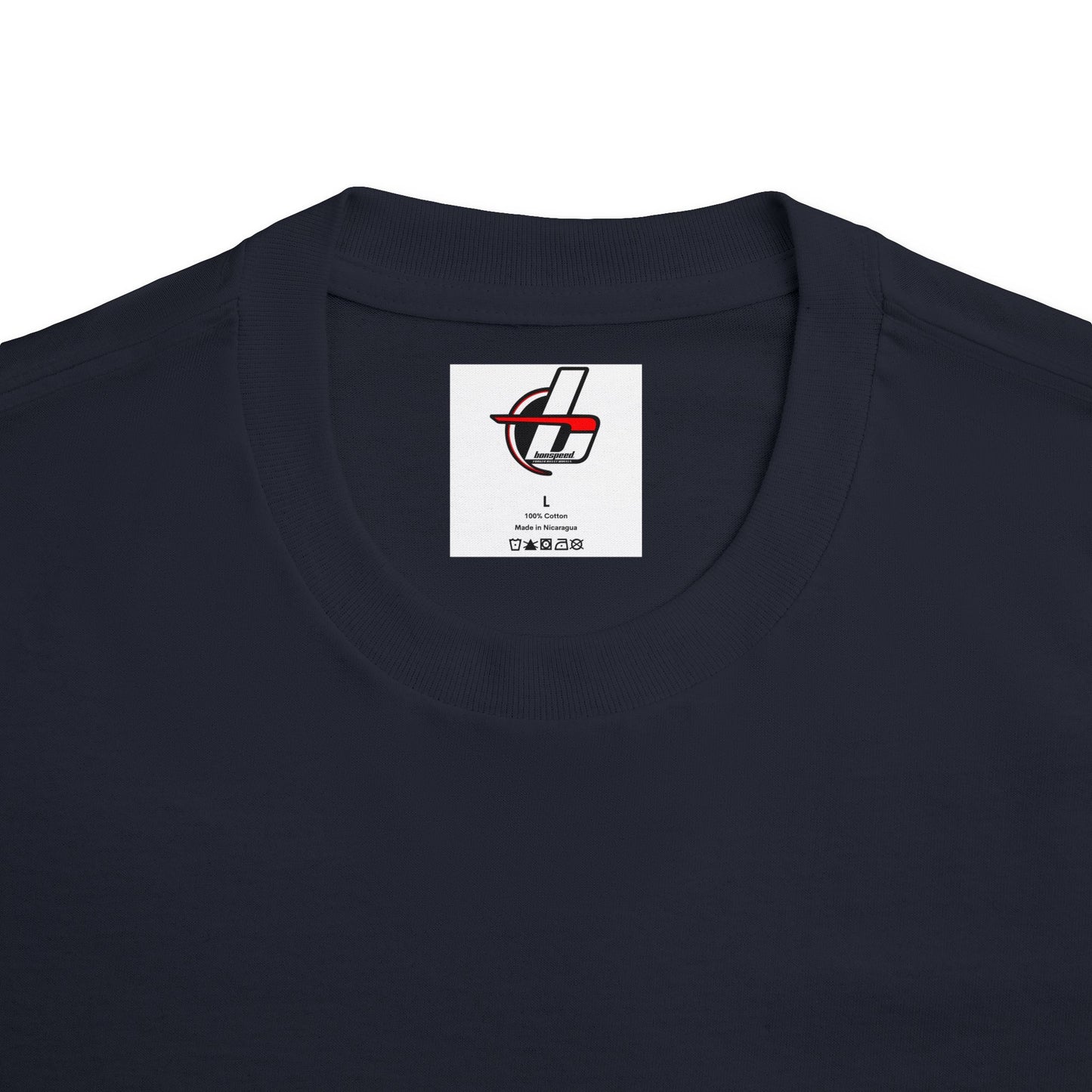 bonspeed Wheels Monster Graphic T, Back Print T-Shirt, Kustom Kulture Fink Style