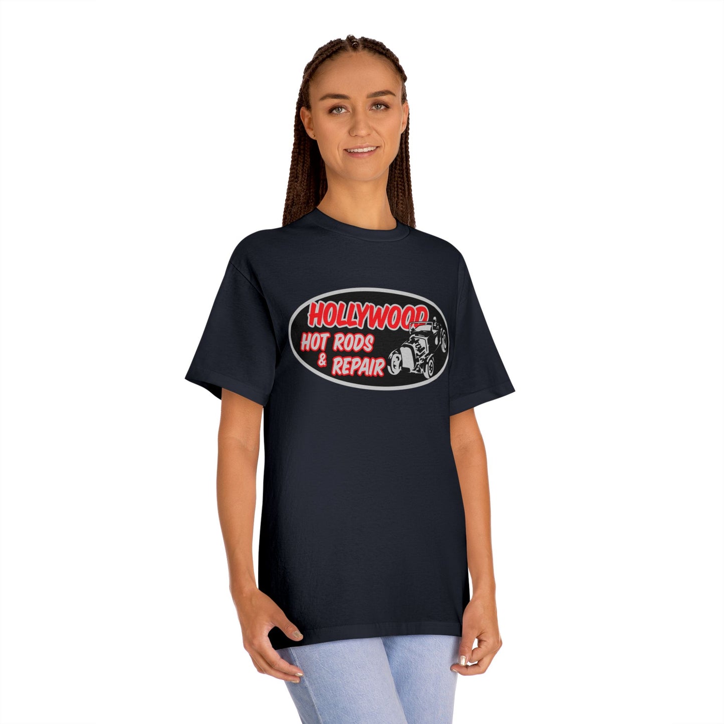 Hollywood Hot Rods Unisex Classic Tee | Vintage Car Lovers, Gifts, Reissue