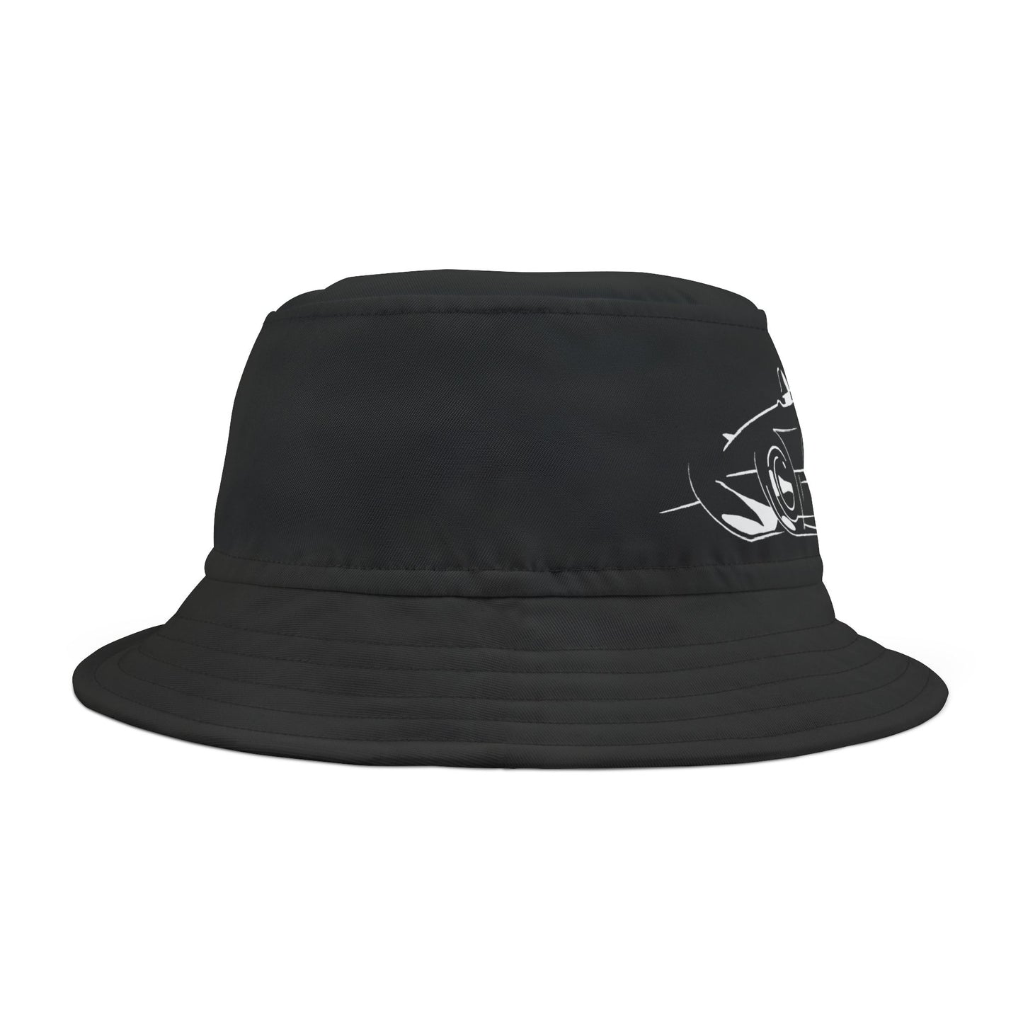 bonspeed Salt Icon Bucket Hat, Underside Print, bonneville bellytank, Automotive