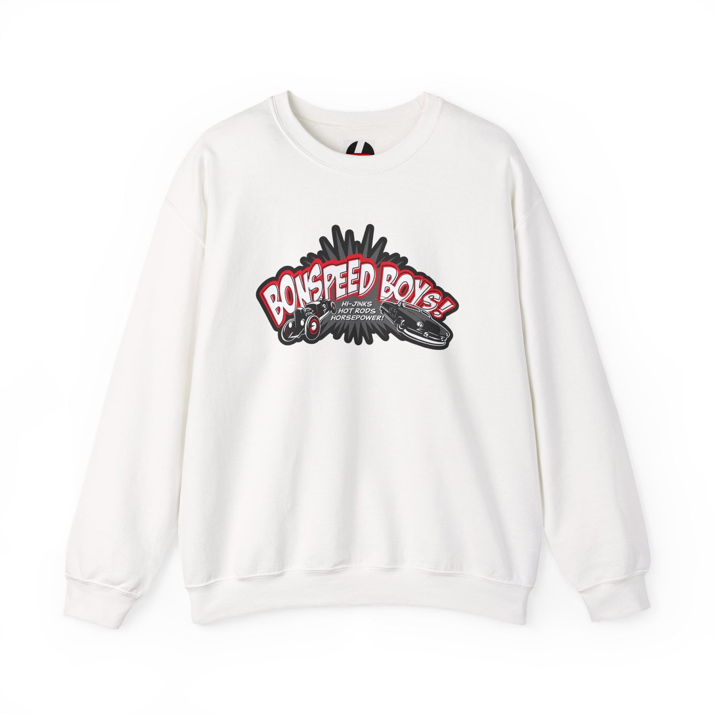 bonspeed Boys Crewneck Sweatshirt, Life The Lifestyle of Hot Rods and Hi Jinx