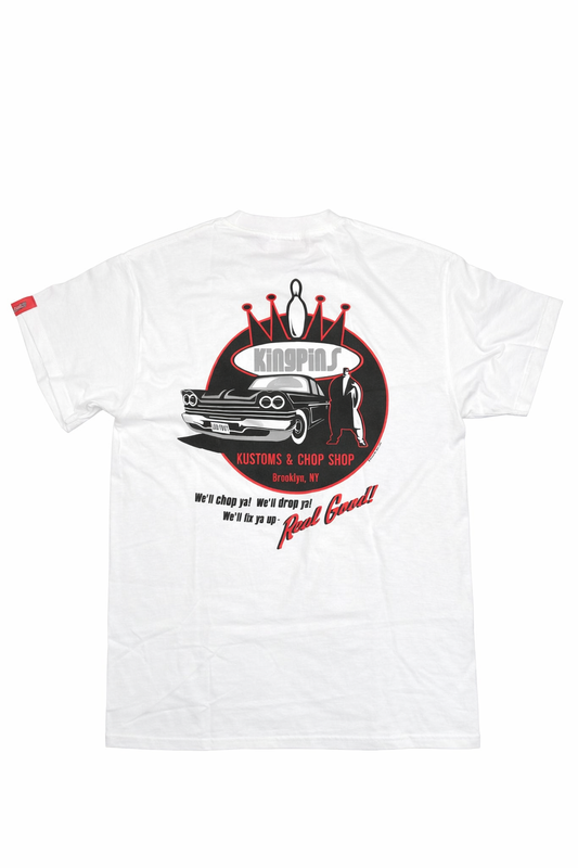 Kingpins Kustom Shop T-Shirt / 2-Sided Print