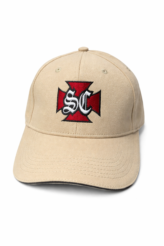 Speed Cult Iron Cross SC Logo Flexible Fit Hat